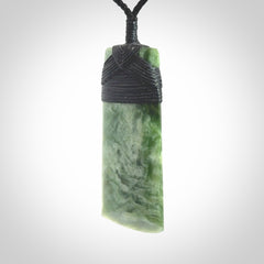 This is a lovely medium sized toki pendant made from a gorgeous New Zealand Jade.