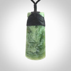 This is a lovely medium sized toki pendant made from a gorgeous New Zealand Jade.
