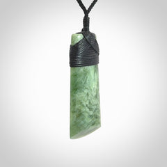 This is a lovely medium sized toki pendant made from a gorgeous New Zealand Jade.