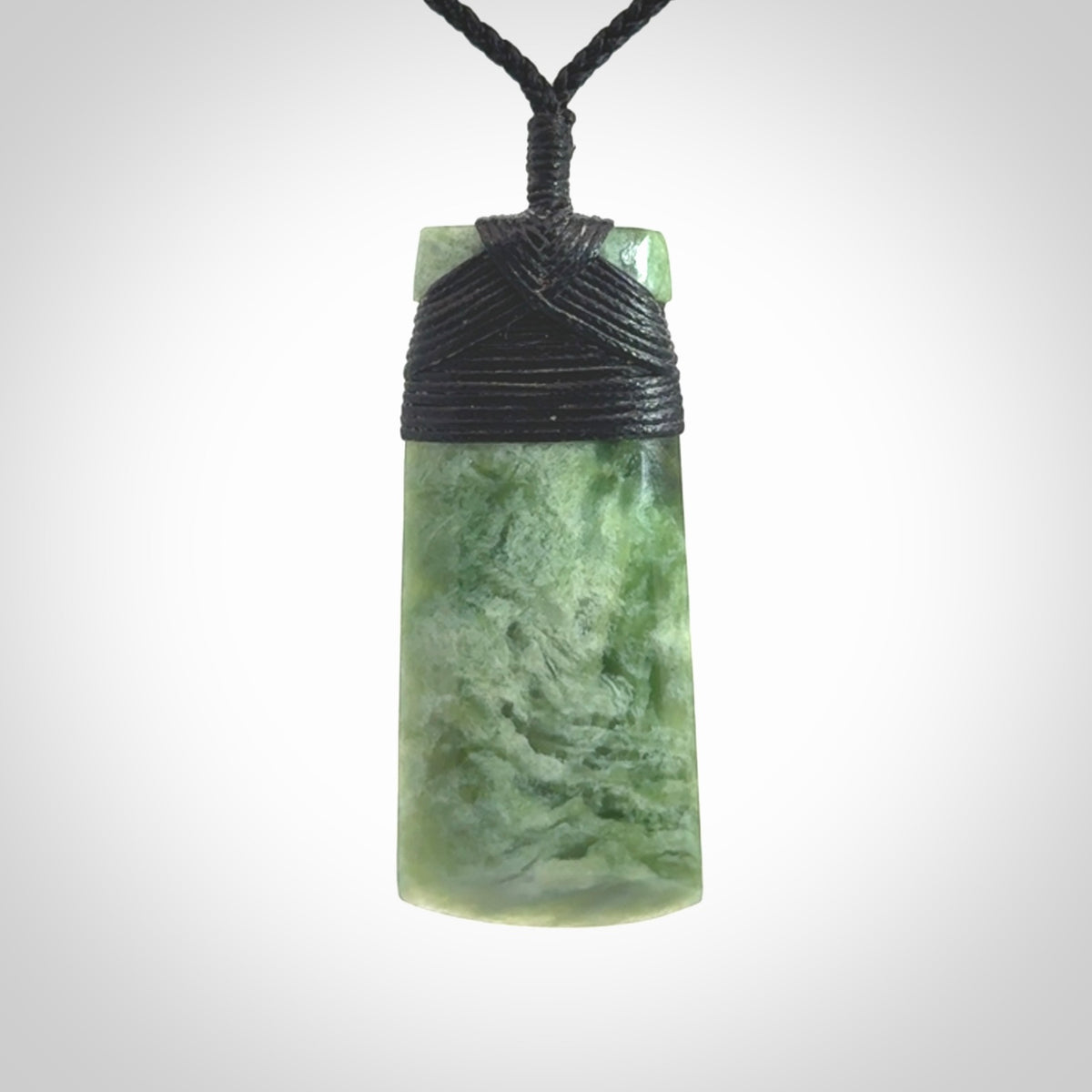 This is a lovely medium sized toki pendant made from a gorgeous New Zealand Jade.