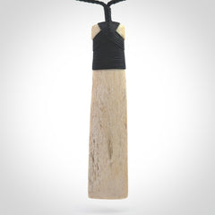 Hand carved Whale Bone Toki.