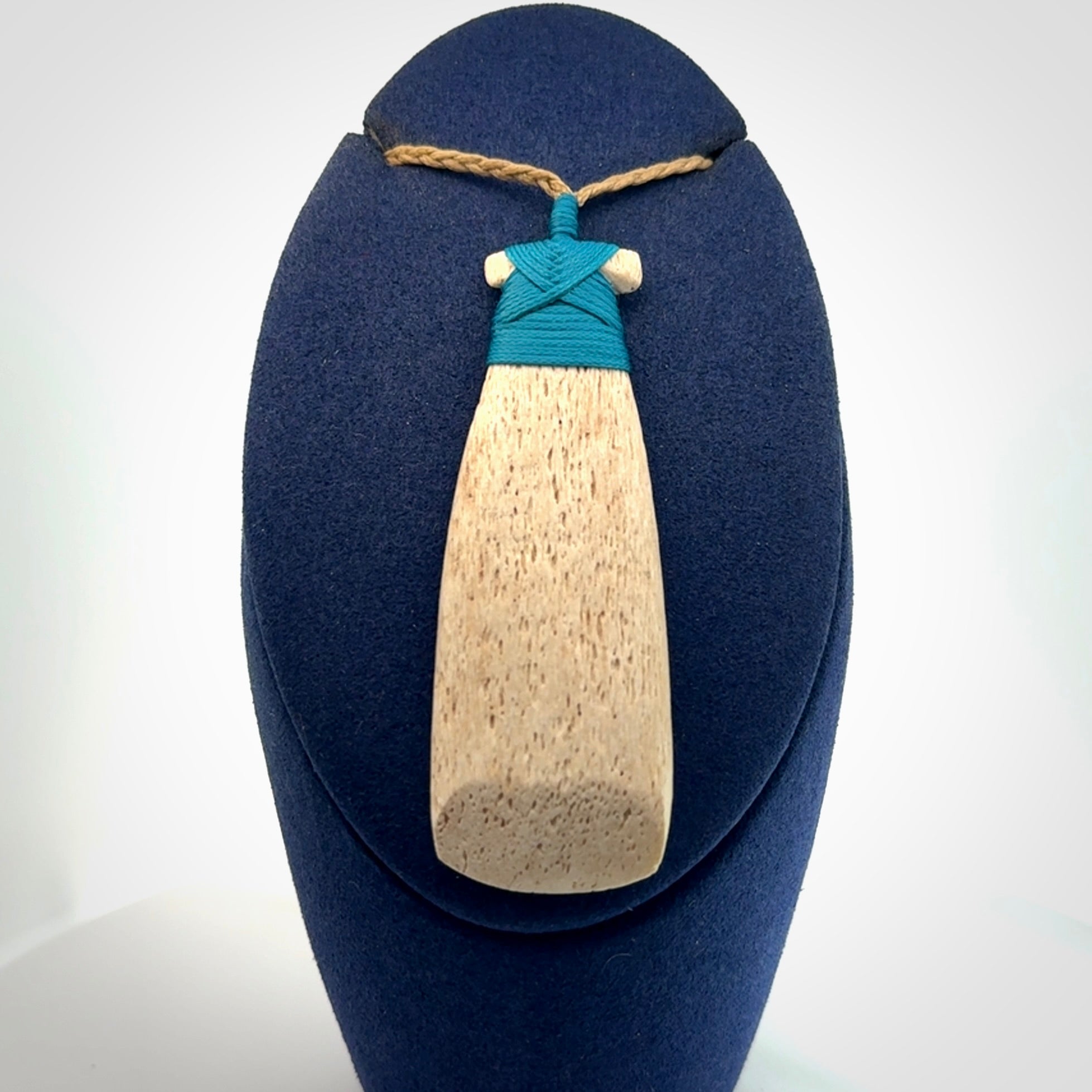Beautiful Whale Bone Toki Pendant