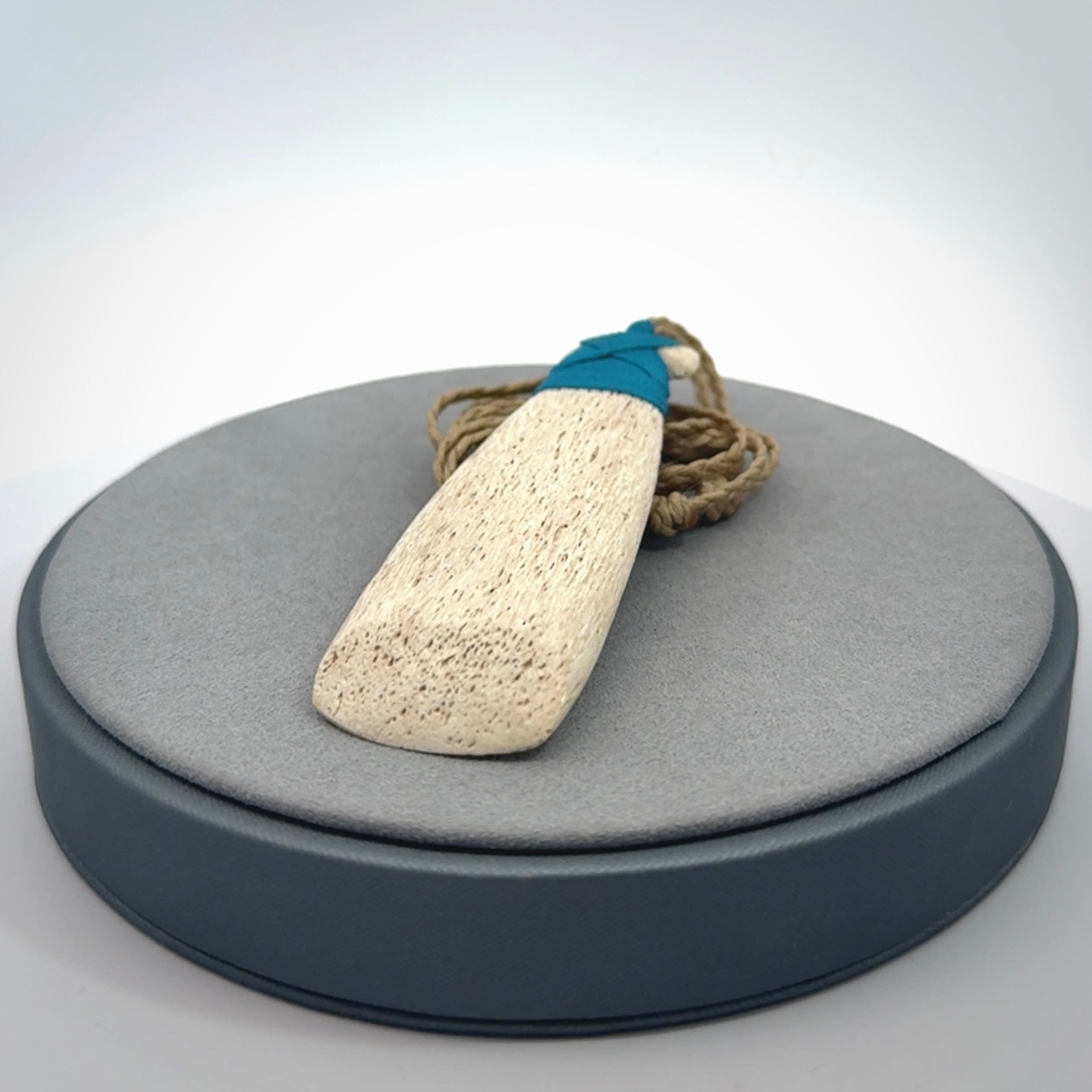Beautiful Whale Bone Toki Pendant