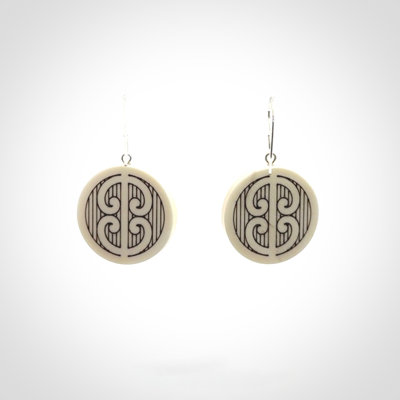Eye-Catching Bone Earrings