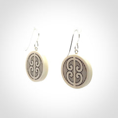 Eye-Catching Bone Earrings