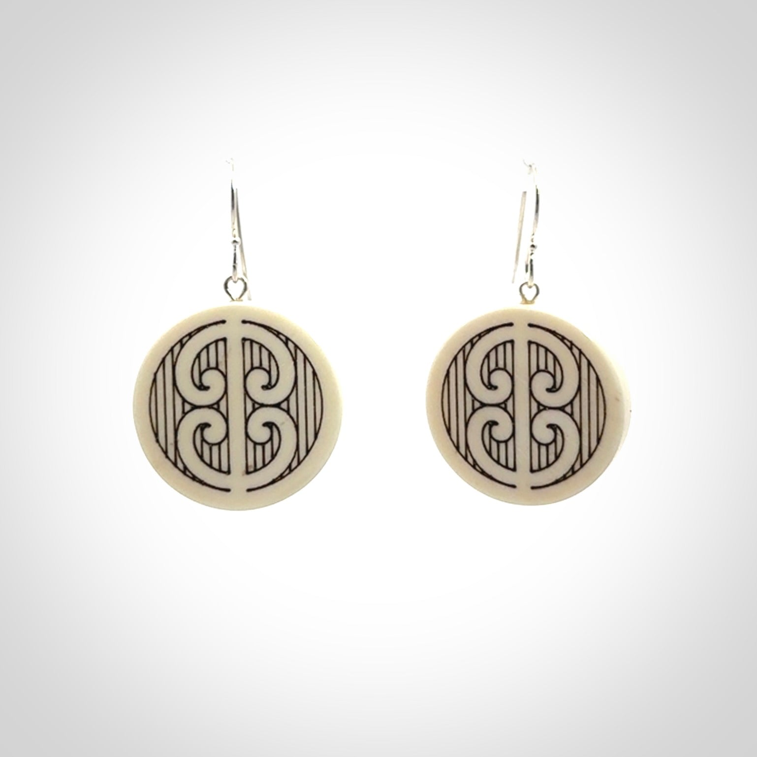 Eye-Catching Bone Earrings