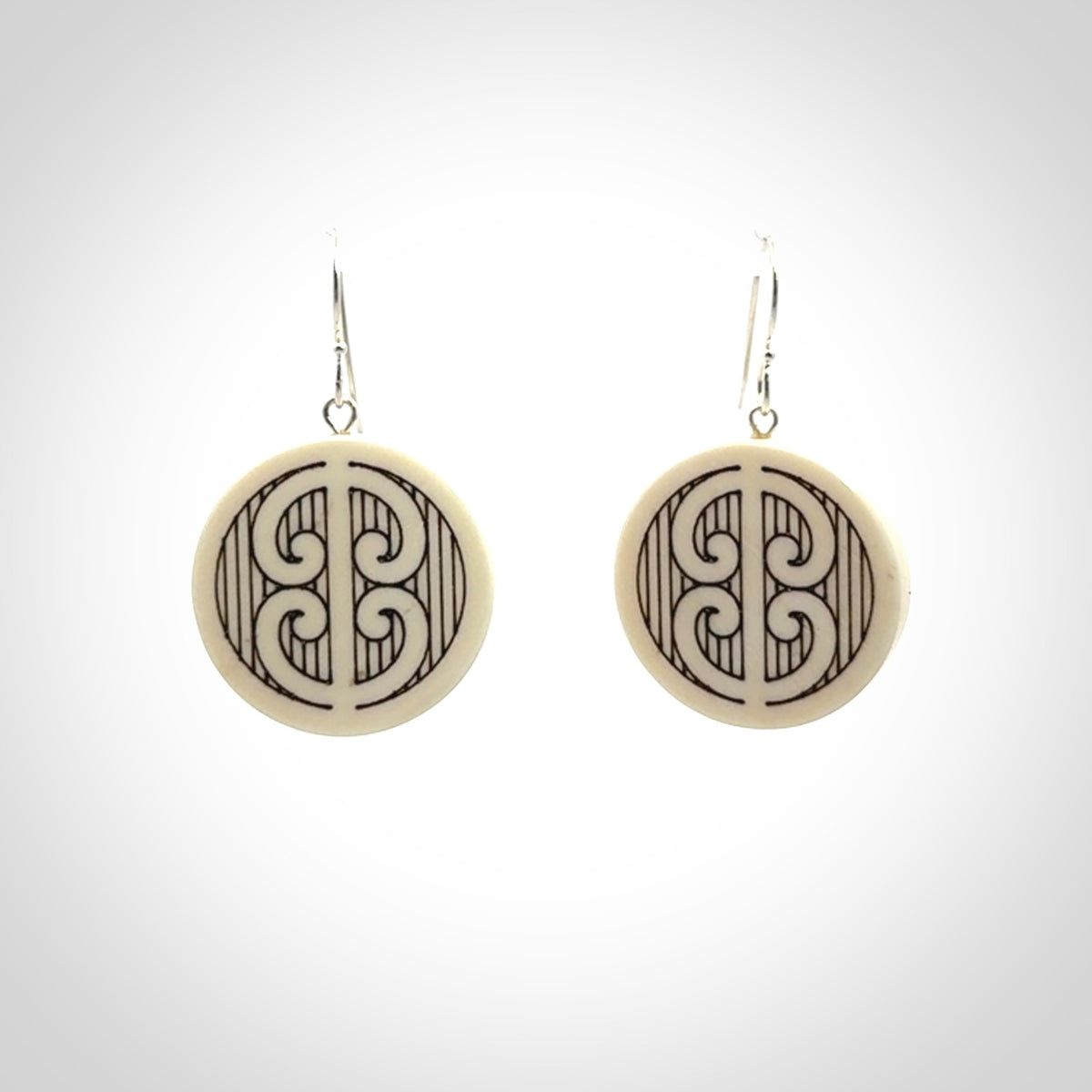 Eye-Catching Bone Earrings