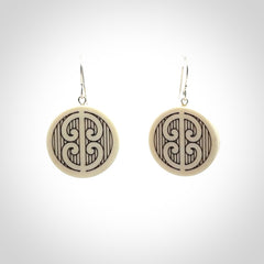 Eye-Catching Bone Earrings