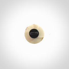 A Beautiful Bone Lapel Pin