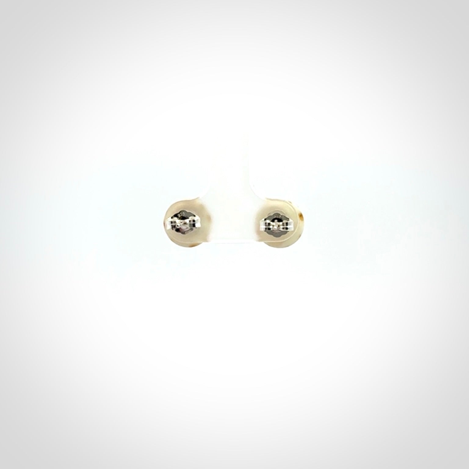 Lovely, little, bone stud earrings