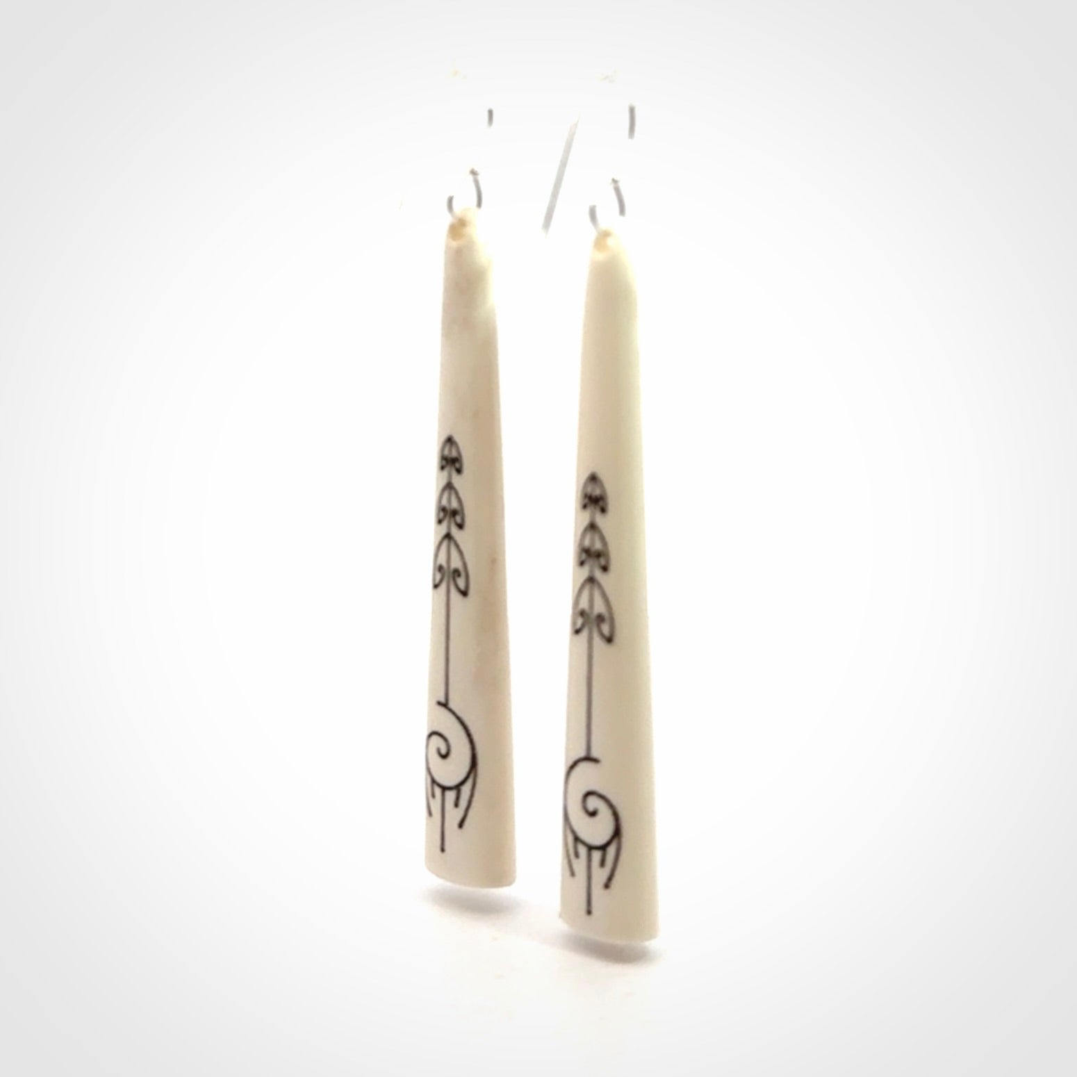 Beautiful Bone Dreamcatcher Earrings