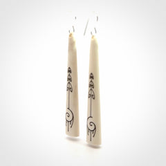 Beautiful Bone Dreamcatcher Earrings