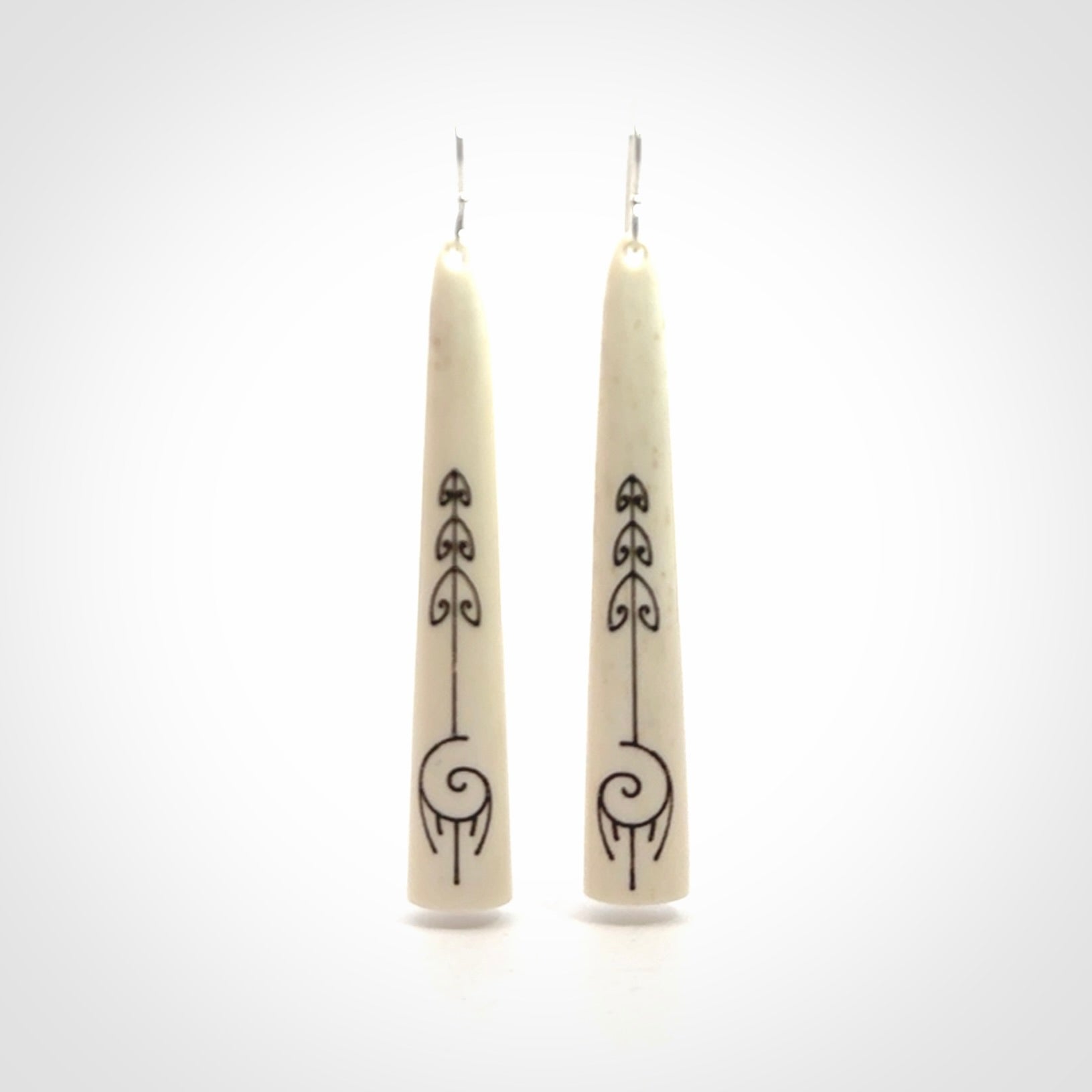 Beautiful Bone Dreamcatcher Earrings