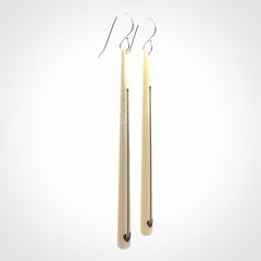 Handcrafted bone earrings