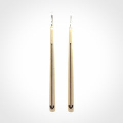 Handcrafted bone earrings