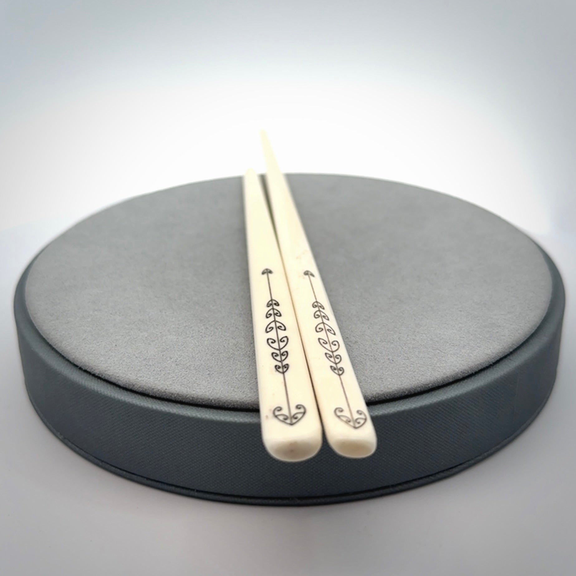Bone hair pin