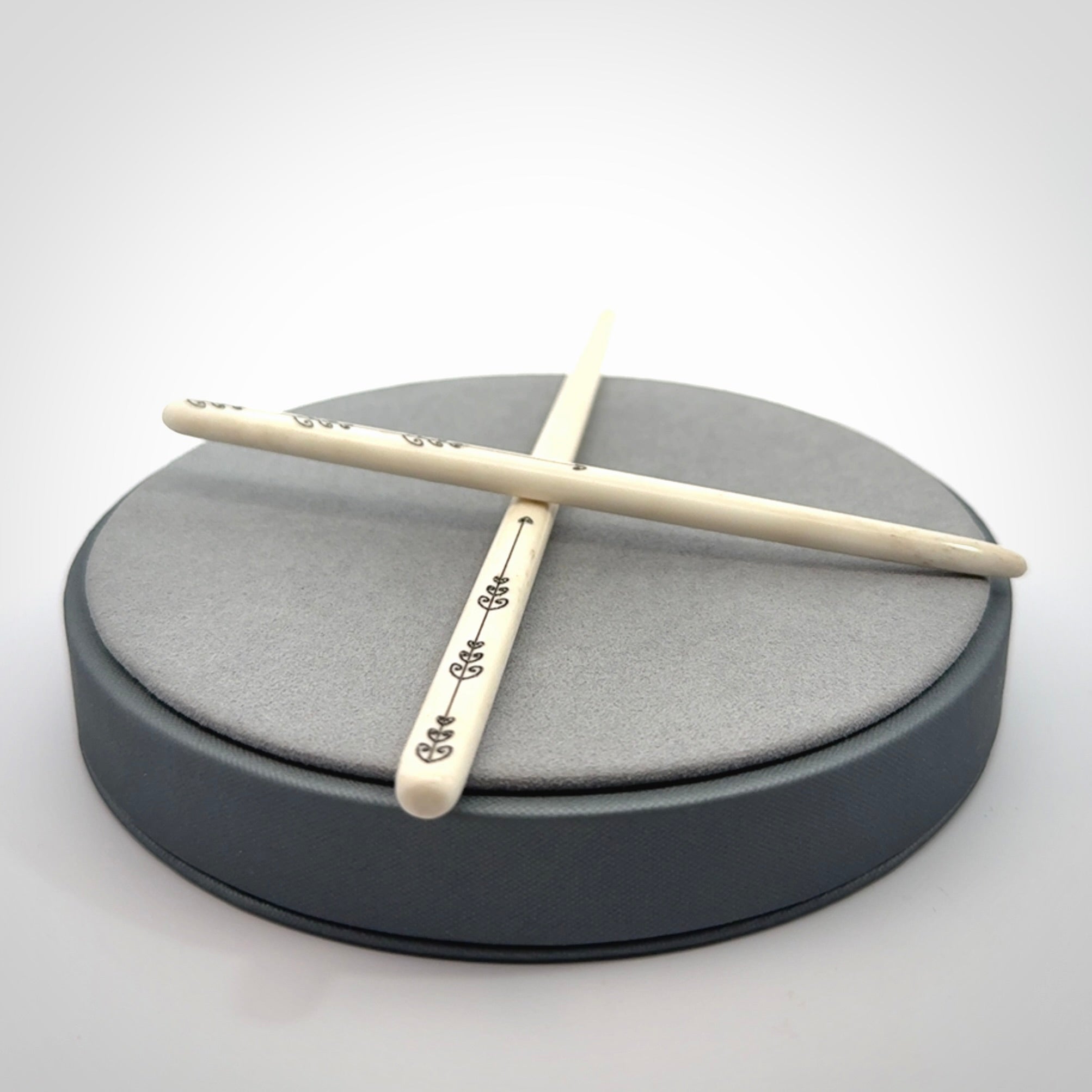Bone hair pin