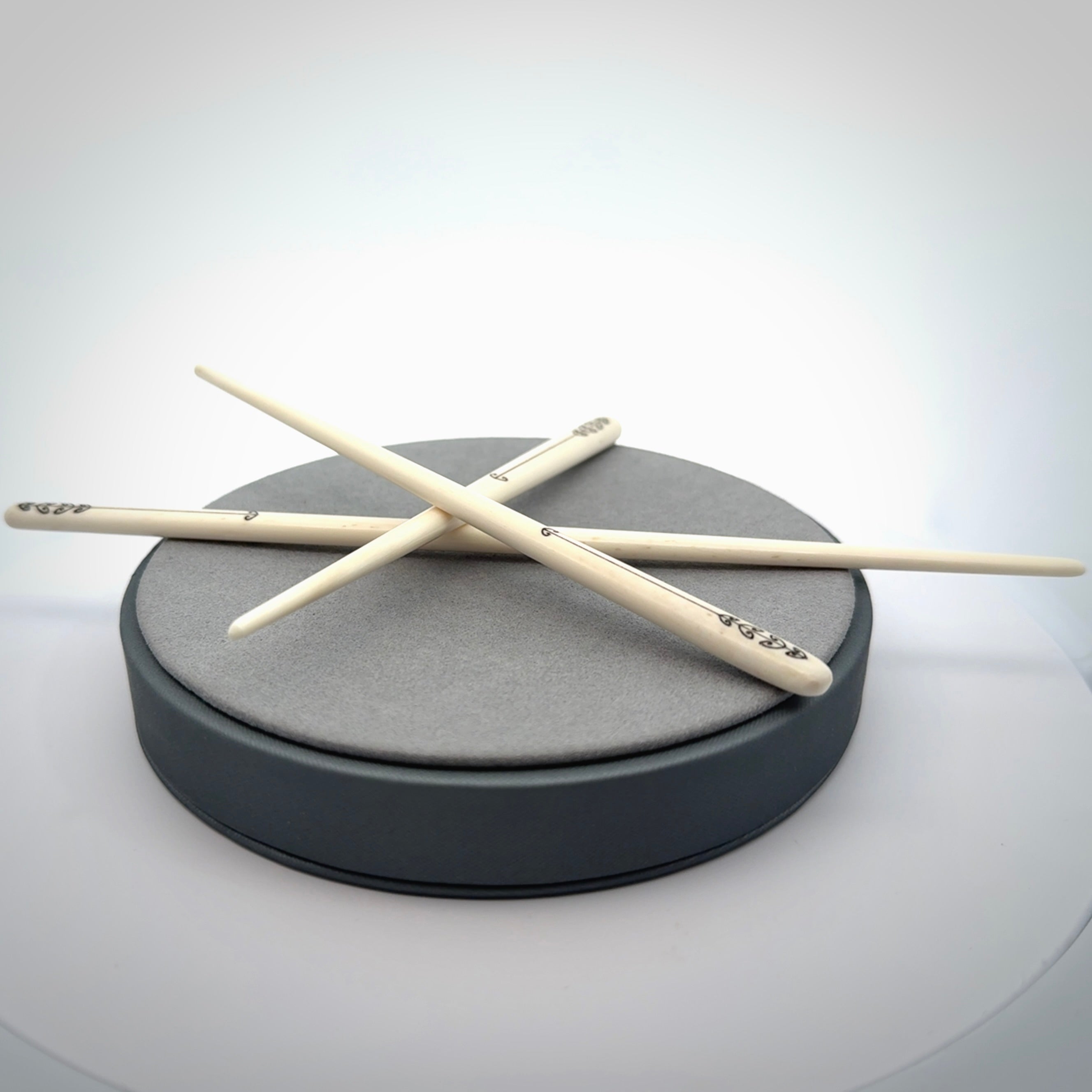 Beautiful and Fully Functional Bone Hair Pins