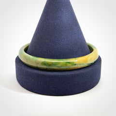 Magnificent Flower Jade Bangle