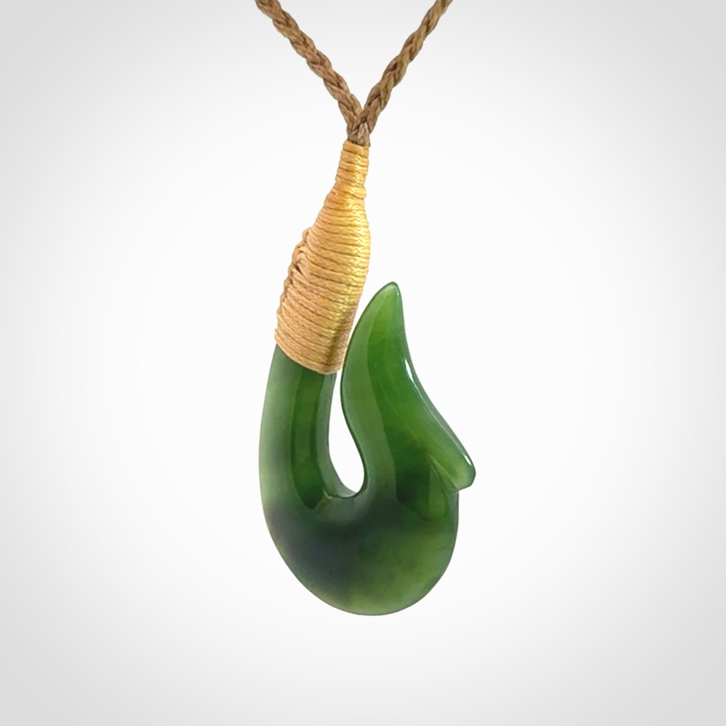 British Columbian Jade Hook pendants