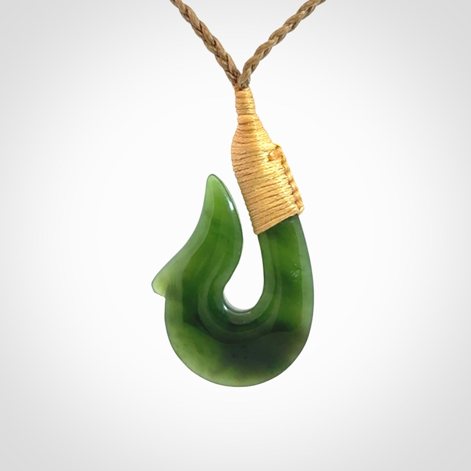 British Columbian Jade Hook pendants