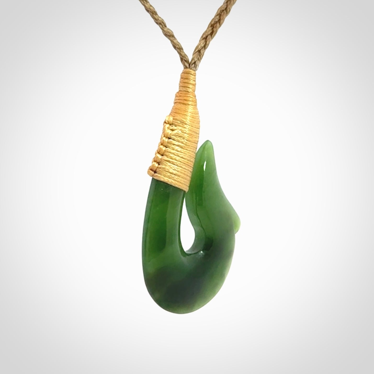 British Columbian Jade Hook pendants