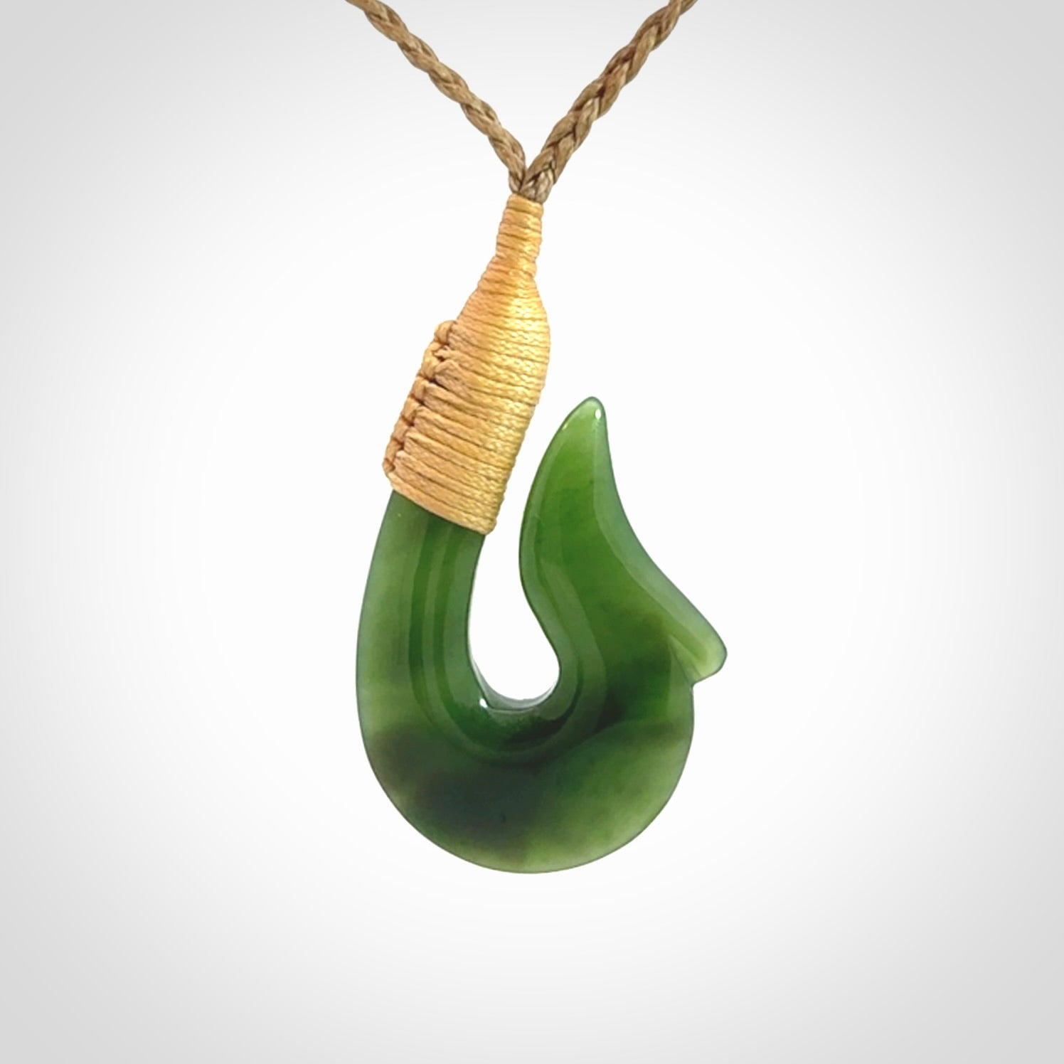 British Columbian Jade Hook pendants