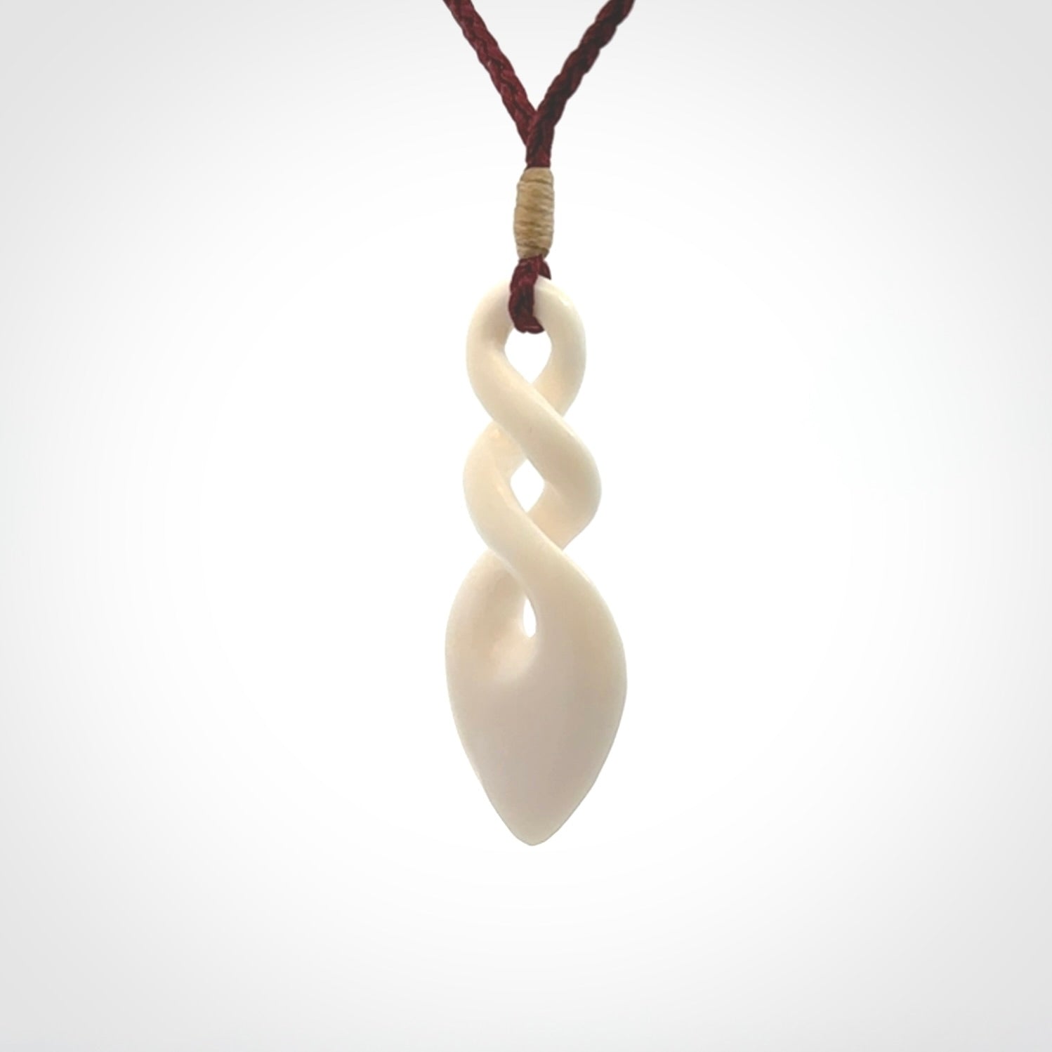 Beautiful Bone Twist Pendants