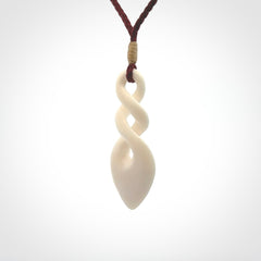 Beautiful Bone Twist Pendants