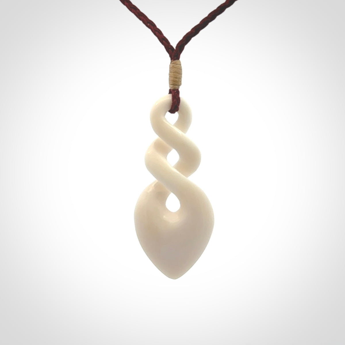 Beautiful Bone Twist Pendants