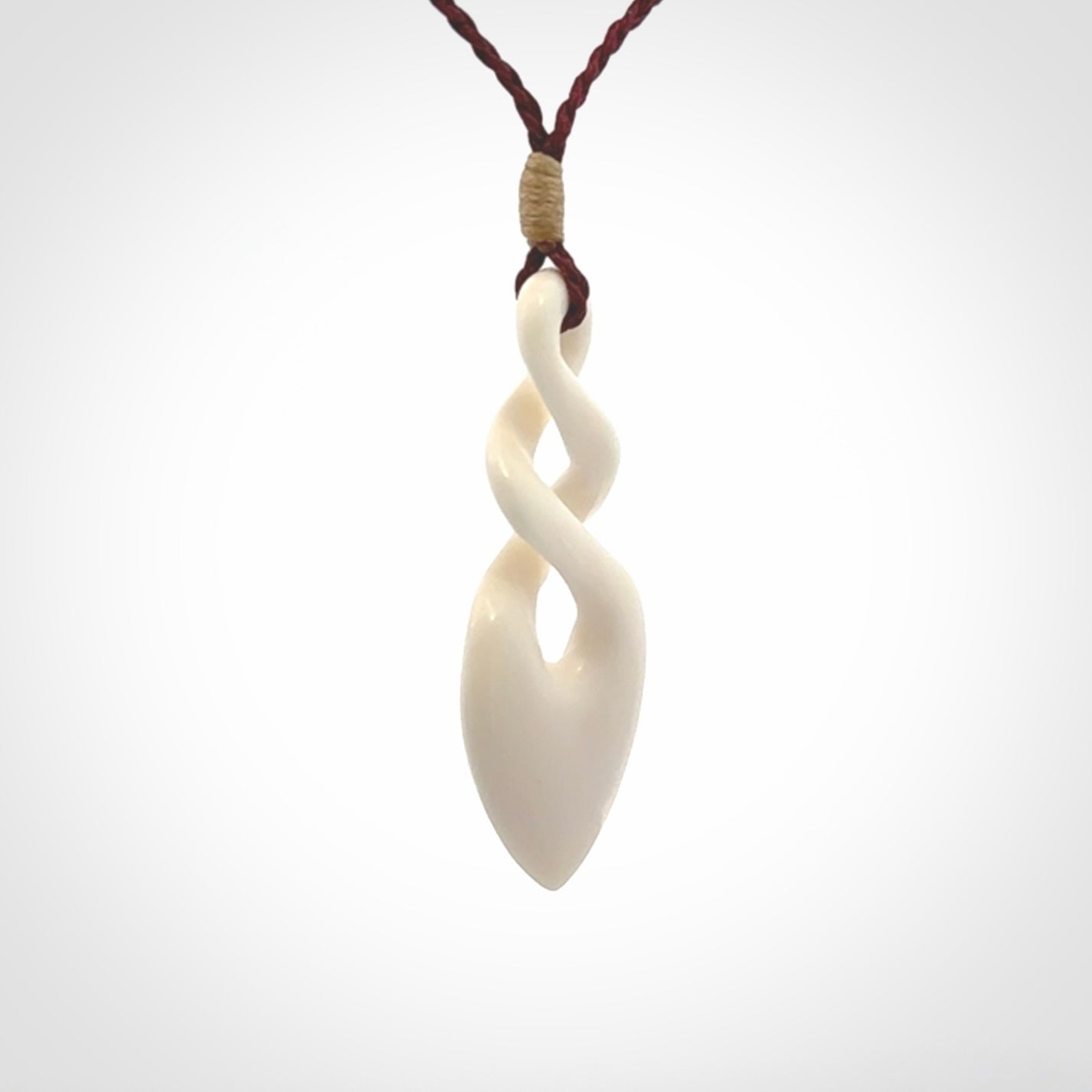 Beautiful Bone Twist Pendants