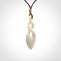 Beautiful Bone Twist Pendants