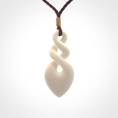 Beautiful Bone Twist Pendants