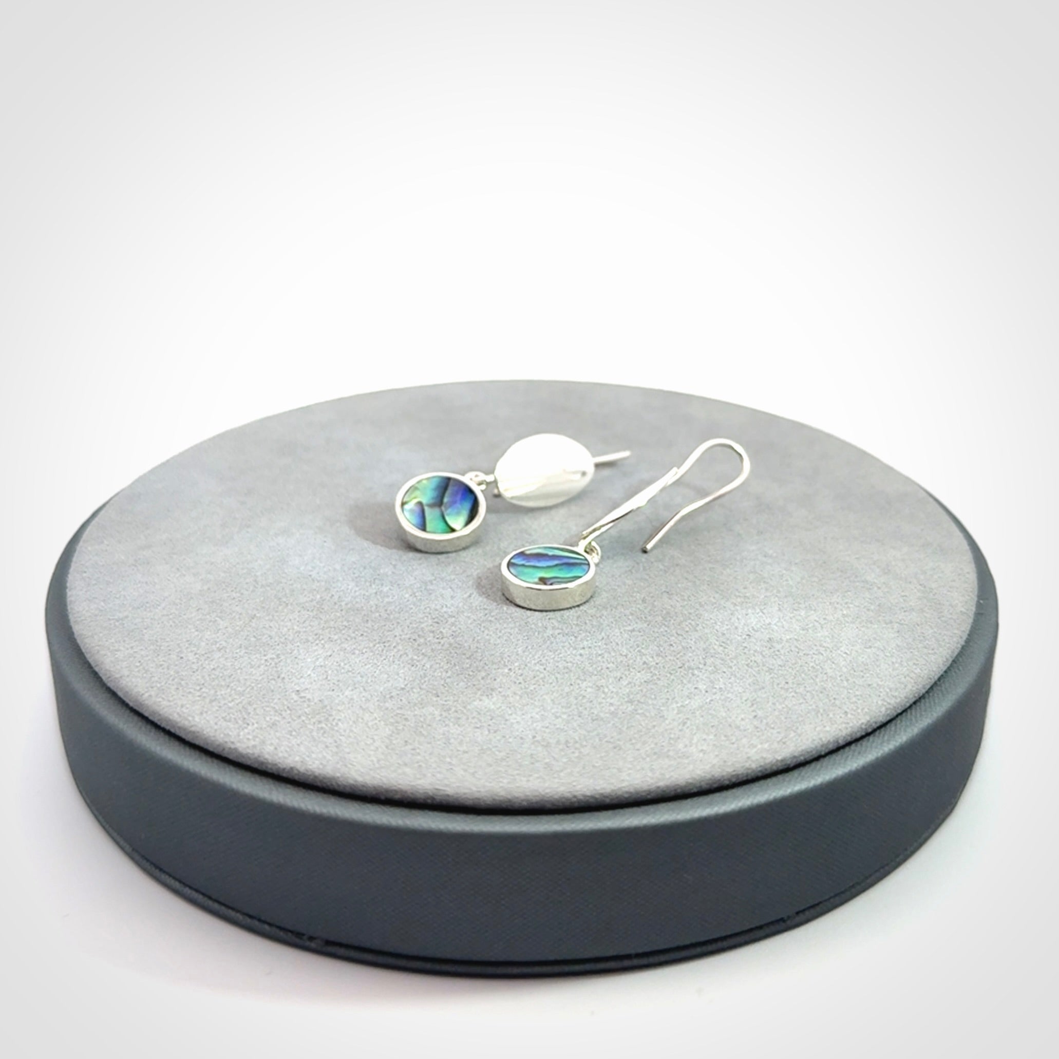 Hand made Paua Shell and Sterling Silver earrings