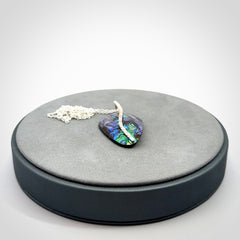 Paua Shell with Sterling Silver pendant