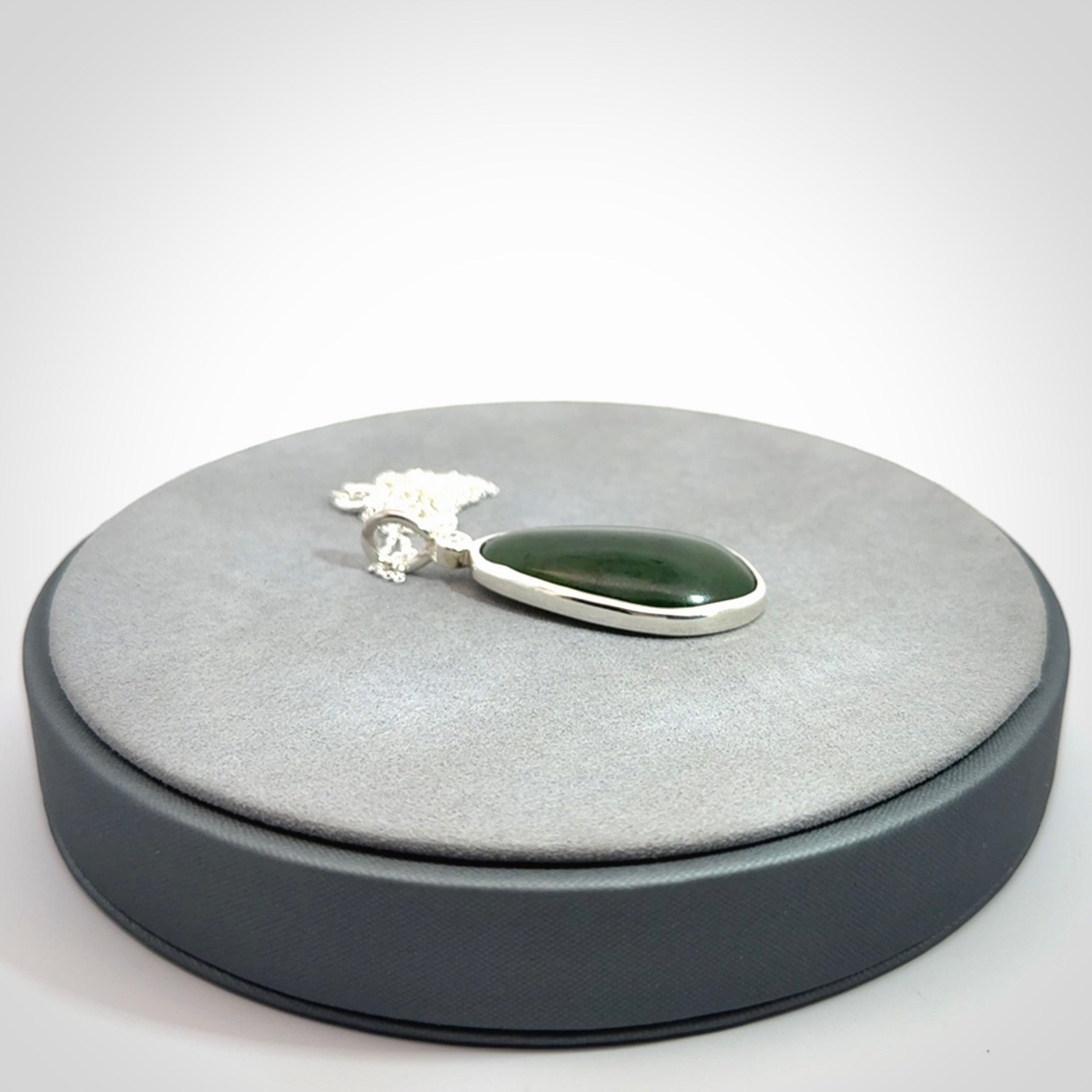 Hand Crafted Sterling Silver with New Zealand Jade pendant