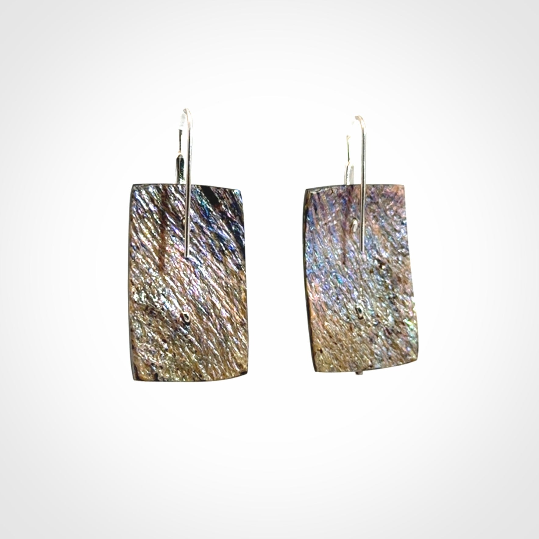 Paua shell with sterling silver earrings