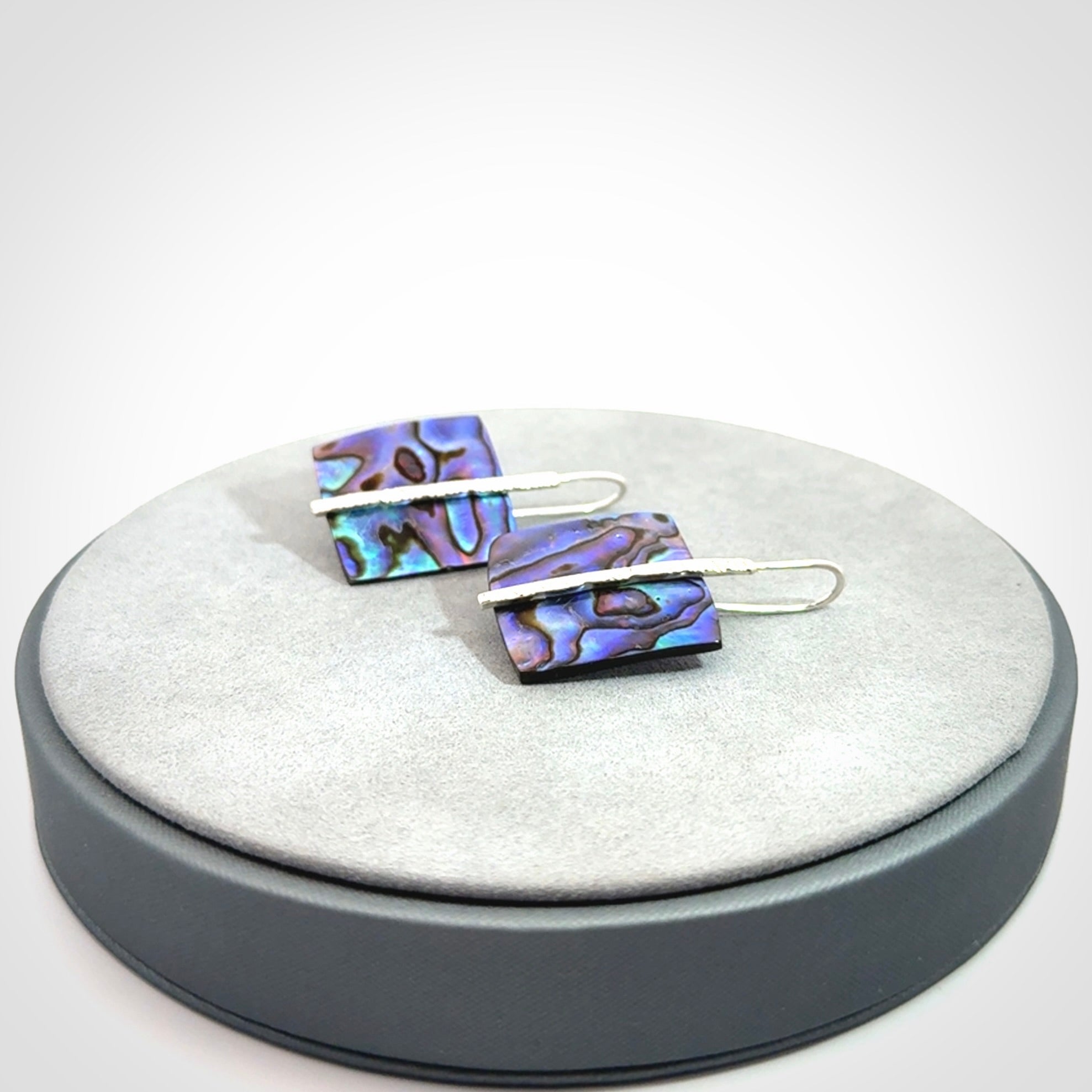 Gorgeous Pāua Shell and Sterling Silver Earrings