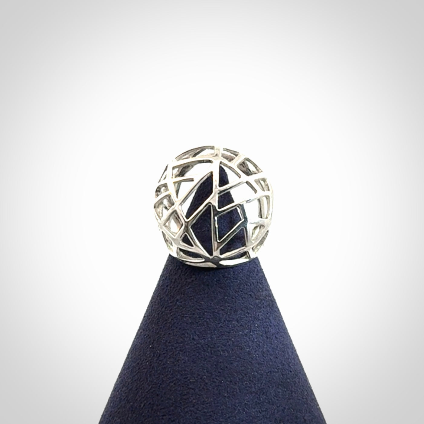 A Stand Out Sterling Silver Cage Ring