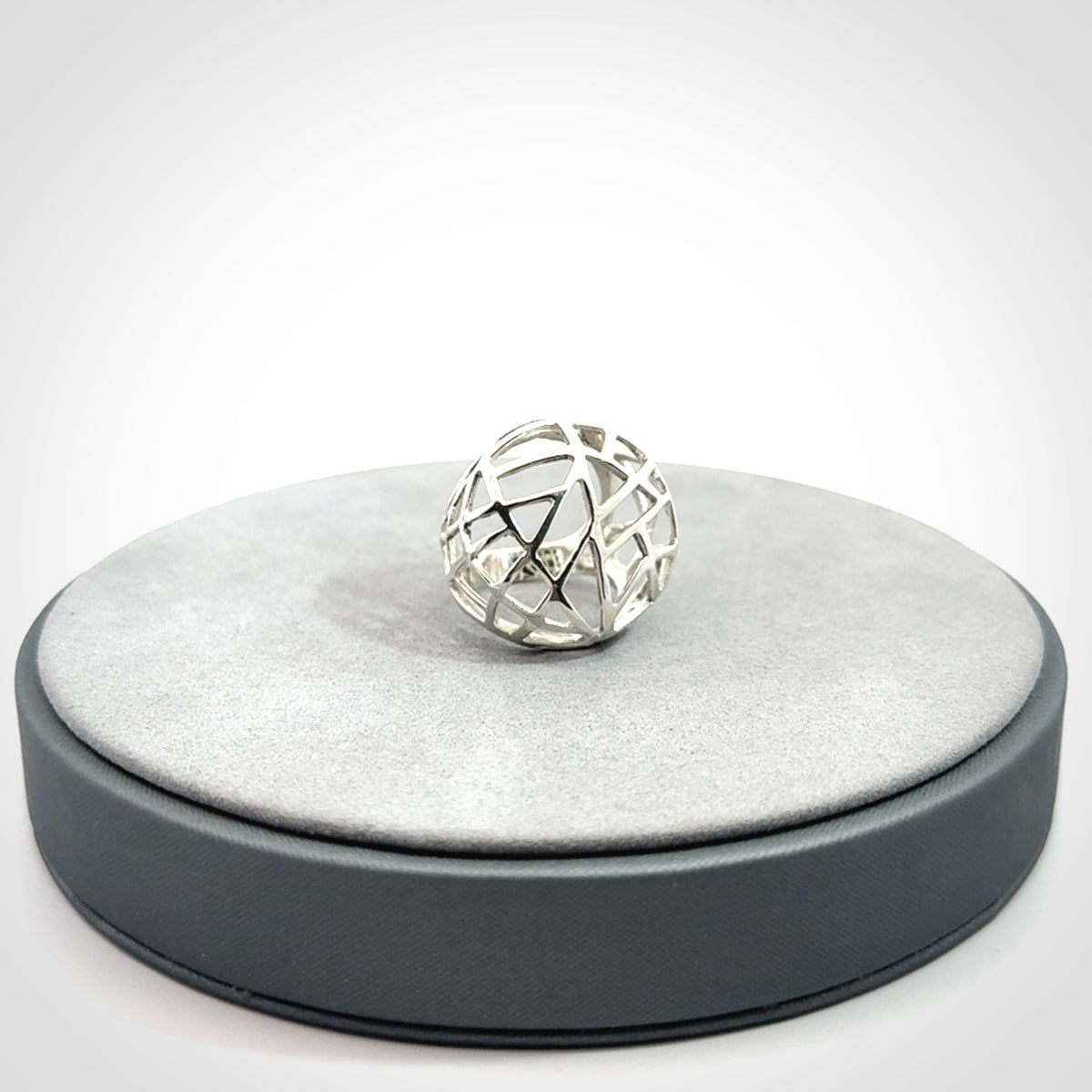 Sterling Silver Cage RIng