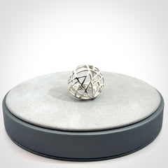 Sterling Silver Cage RIng