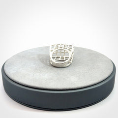 Sterling Silver cage ring