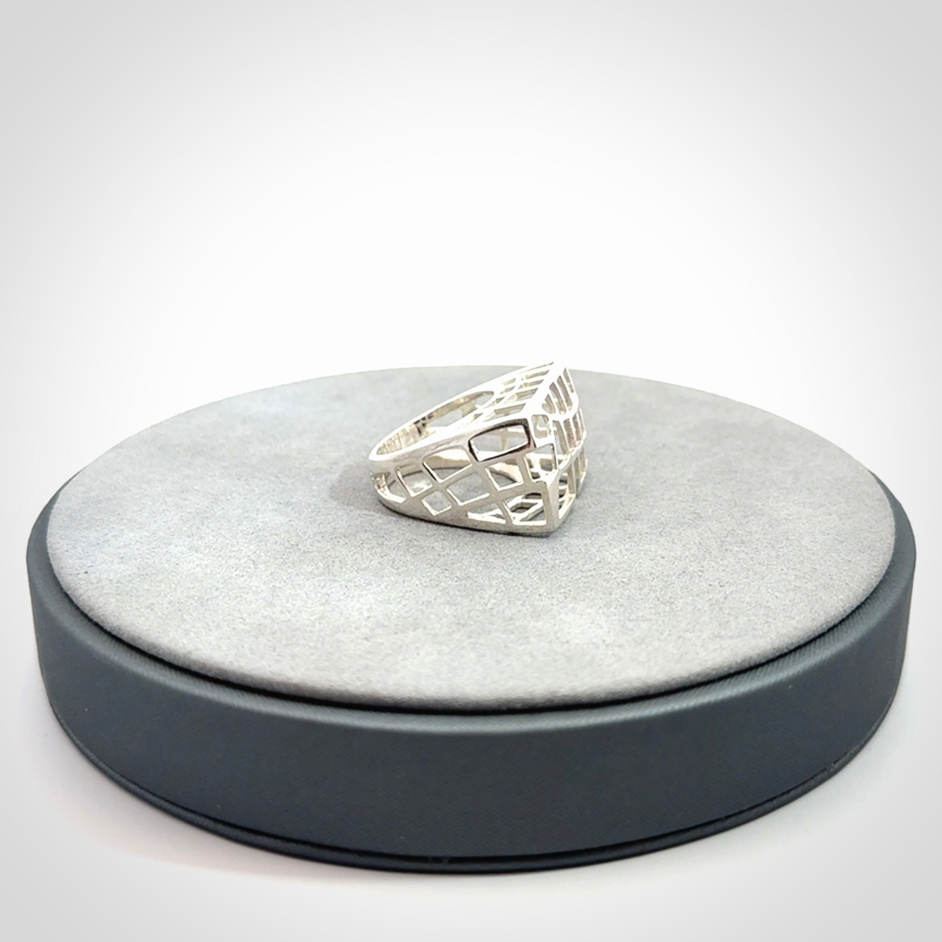 Sterling Silver cage ring