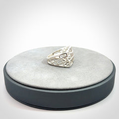 Sterling Silver cage ring