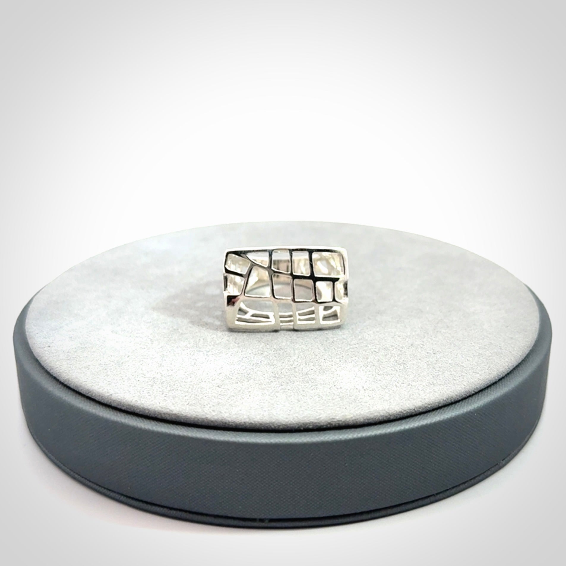Sterling Silver cage ring