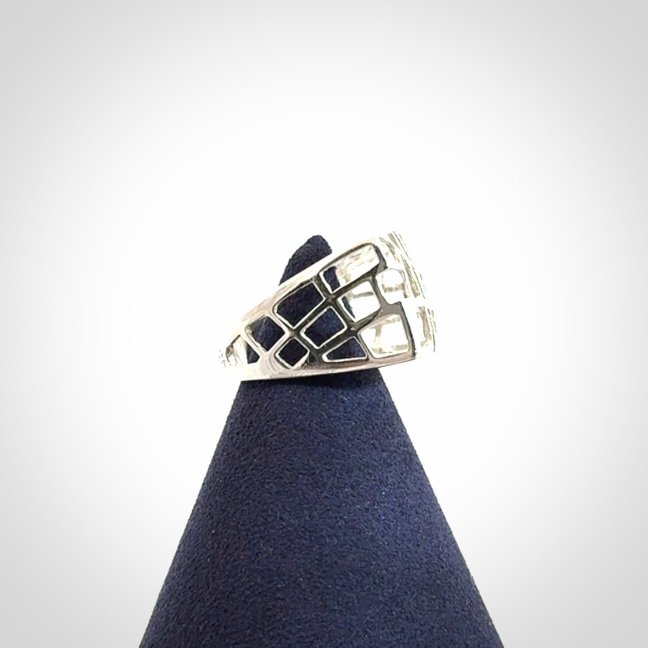 Sterling Silver cage ring