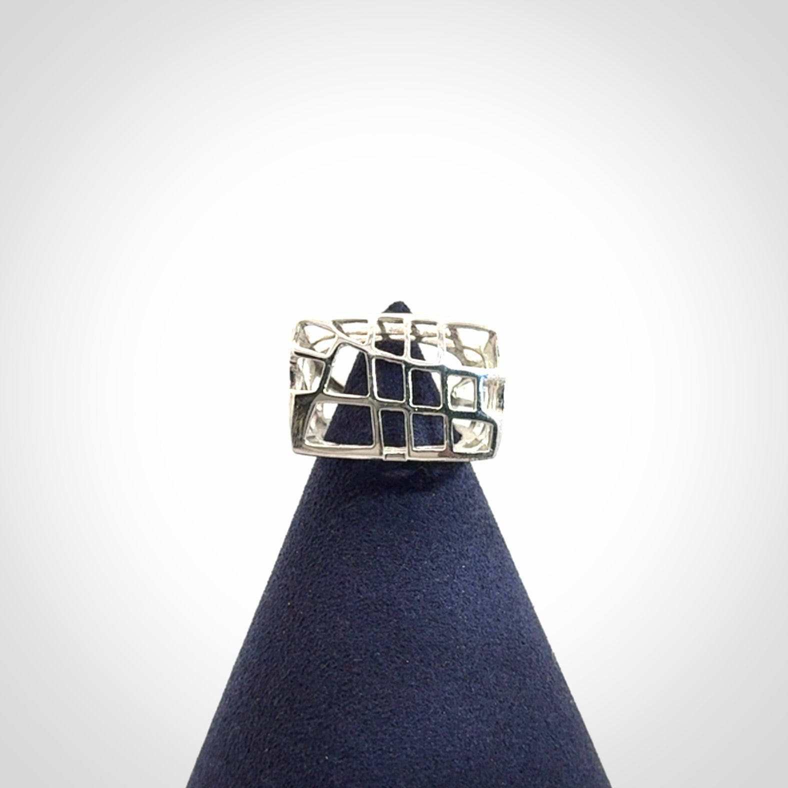 Sterling Silver cage ring