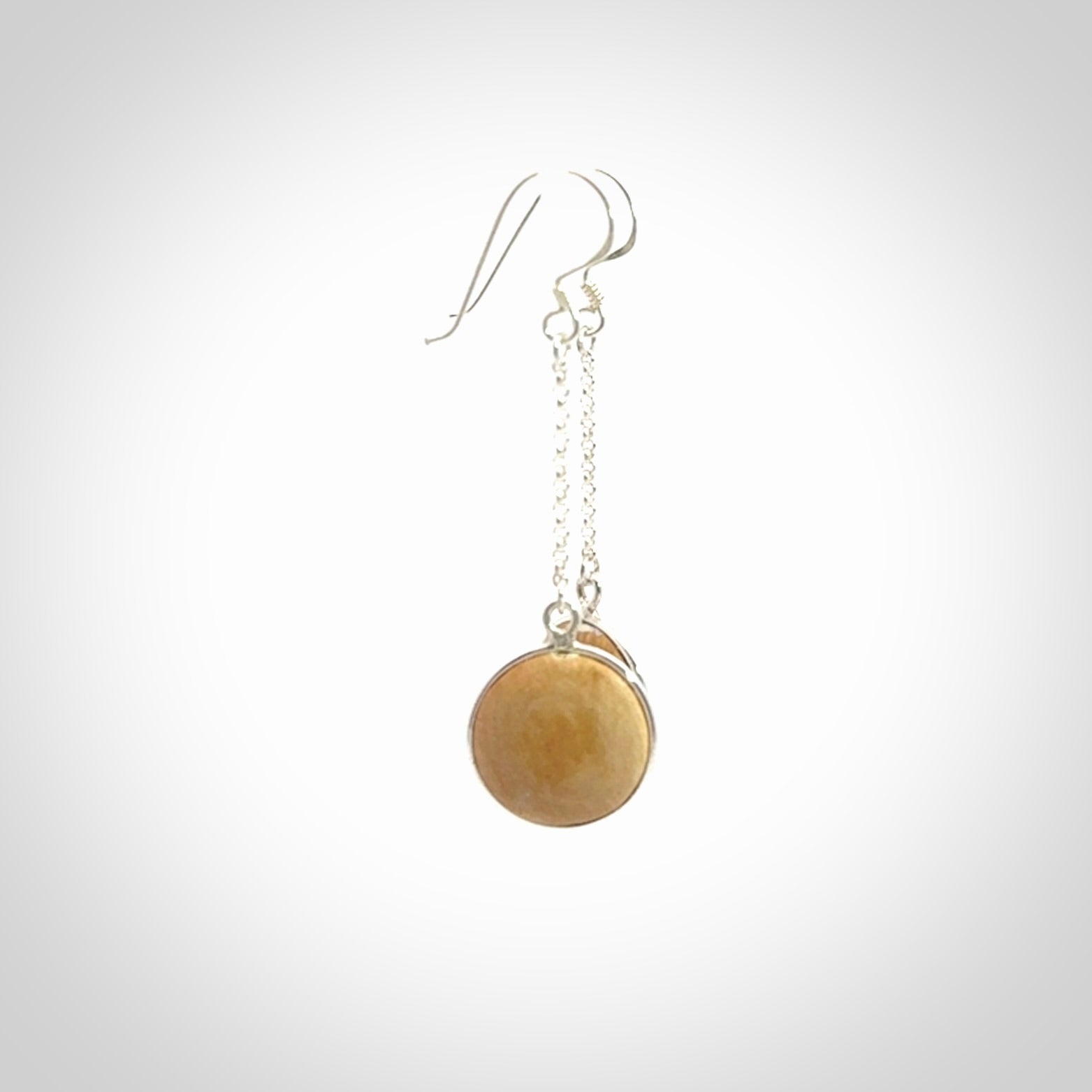 Hand made woolly mammoth tusk earrings. Made by NZ Pacific and sale online only.