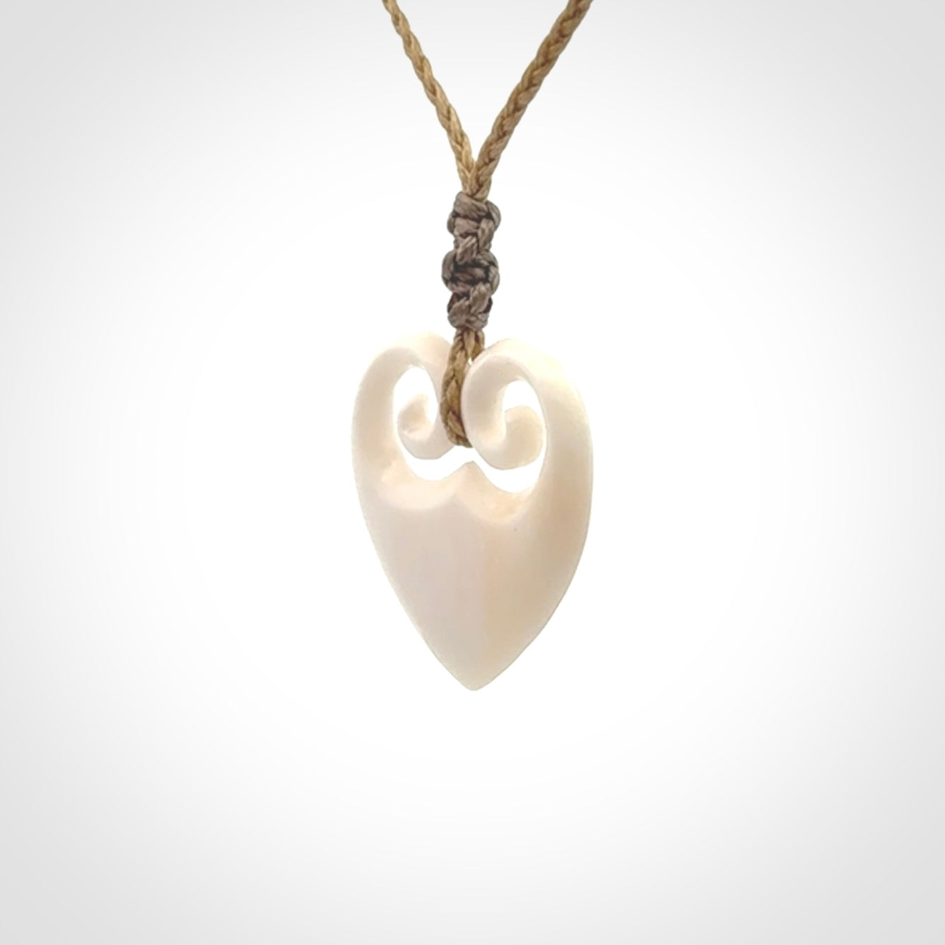 Beautiful Bone Heart Pendants