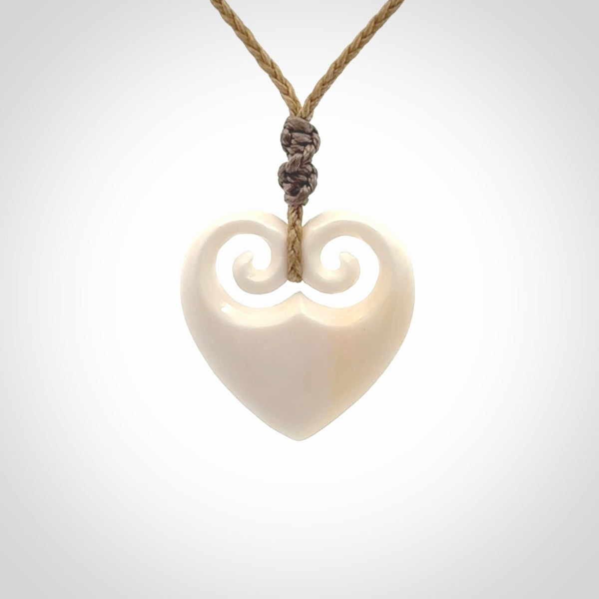 Beautiful Bone Heart Pendants